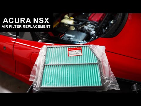 Acura NSX Air Filter Replacement DIY