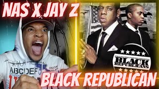 HOV RAN OFF WITH THIS ONE!! NAS - BLACK REPUBLICAN (FT. JAY Z) | REACTION