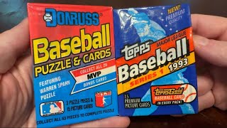 CHASING ROOKIES! 1989 Donruss & 1993 Topps Series 1 #openingpacks #junkwax #baseballcards