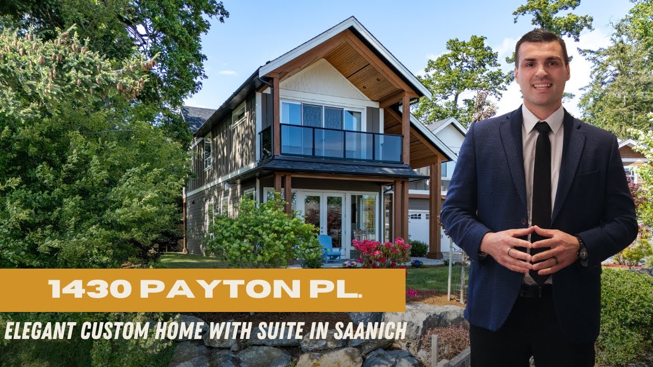 5 Bed Custom Home With Suite in Saanich East | Mt Doug Neighbourhood