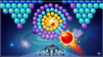 Bubble Shooter Game Level-665 I Bubble Shooter gameplay I Bubble Shooter Gameplay l Bubble Shoot