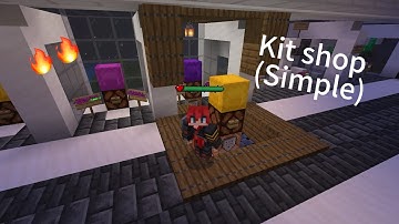 How to make a kit shop (simple) Bedrock