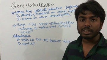 Cloud Computing Lecture 10 Server Virtualization