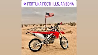 Dirt bike riding in Yuma Foothills.  #enduro #offroadadventures #dirtbike