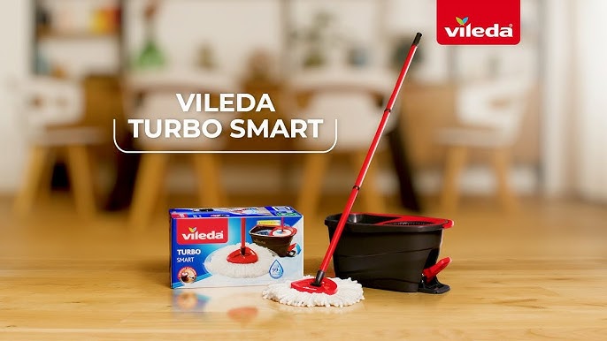 Secchio lavapavimenti mocio professionale cestello rotante vileda turbo  smart