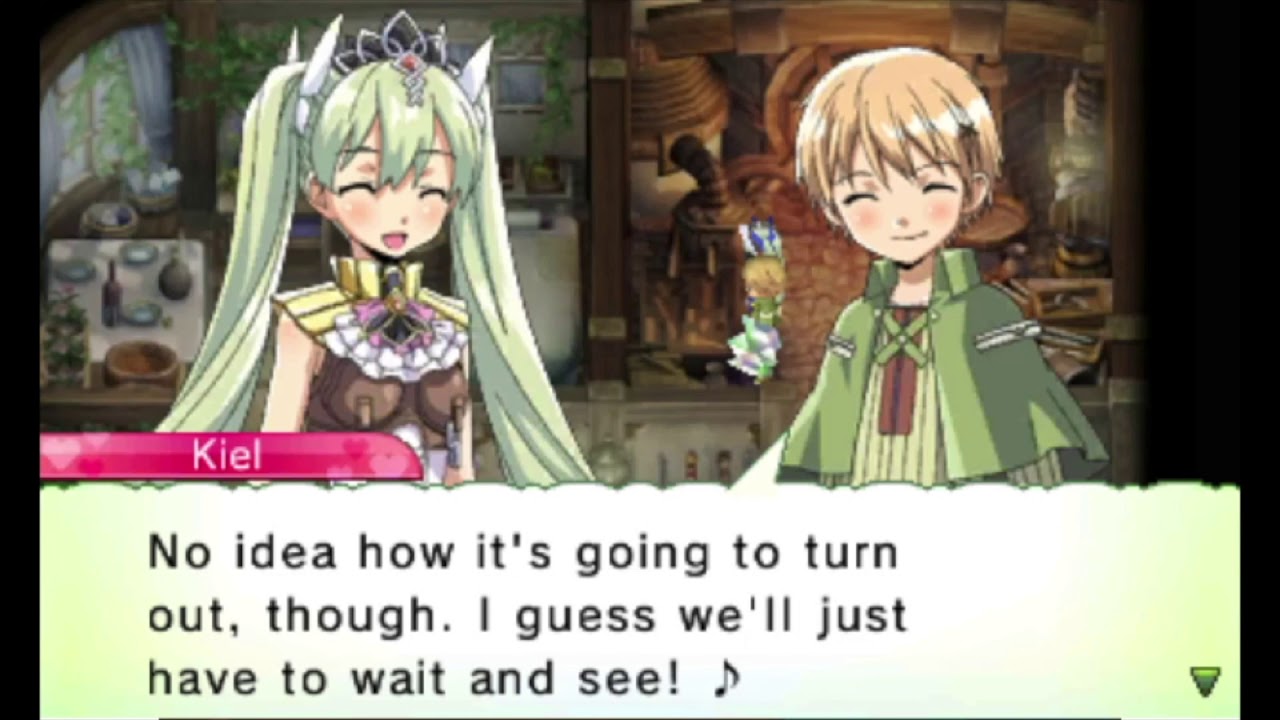 Rune Factory 4 - Date With Kiel - Blacksmith (Japanese ...