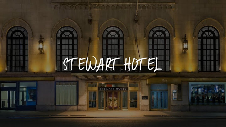 The stewart hotel new york reviews