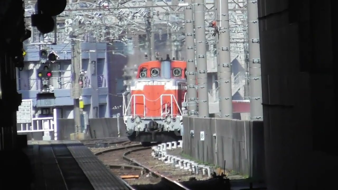 [接近メロディ]IRいしかわ鉄道線 金沢駅　到着/発車〈後藤出場牽引機回送〉