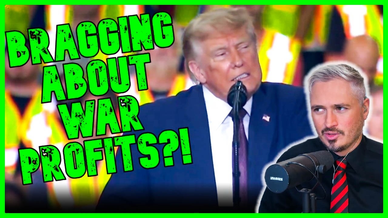 Trump BRAGS About ‘Making Money’ From War Crimes To Stunned Audience | The Kyle Kulinski Show