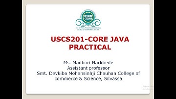 Core Java Practical 1
