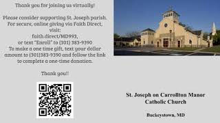 St. Joseph-on-Carrollton Manor Catholic Church Live Stream