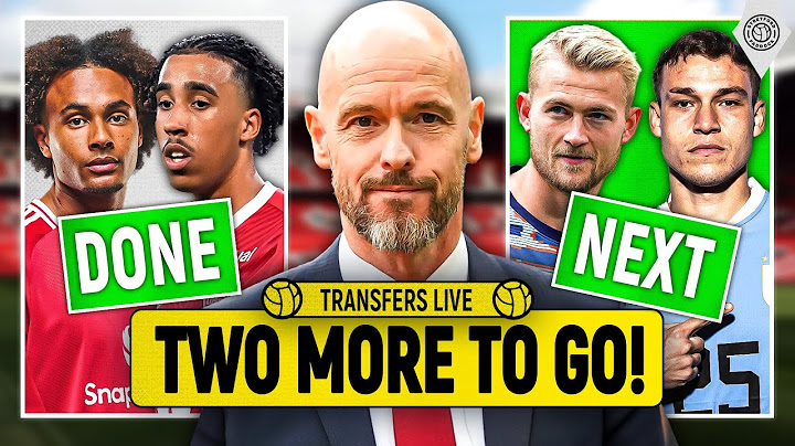 De Ligt & Ugarte Deals NEXT?! | Transfers LIVE