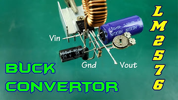 HOW TO MAKE BUCK CONVERTOR USING LM2576T-ADJ | Variable Voltage