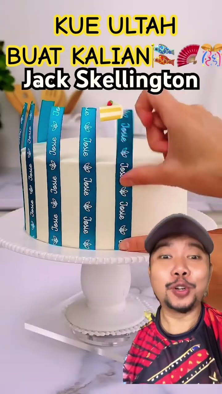 KUE ULTAH PITA BIRU YG LUCU!!!?? #halloweencake #cake #halloween #cakedecorating #baking #cake