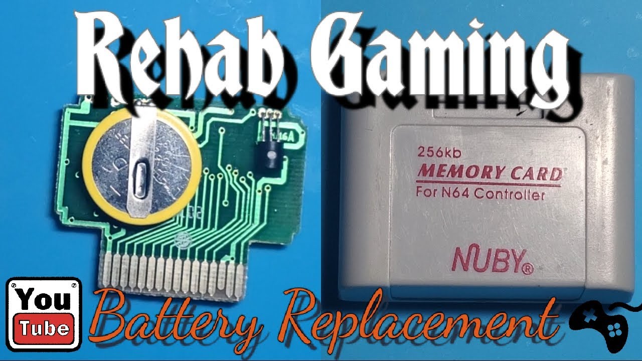 N64 How to Save Pak Soldered Battery Replacement YouTube