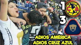 ¡LLANTO OVIPARO AMÉRICA 1-3 PUMAS DESDE EL AZTECA Vuelta Cuartos de Final 2021