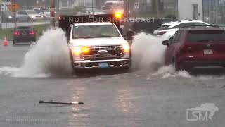 08-03-2026 Brockton, MA - Flash Flooding- Stranded Motorist- Torrential Rains