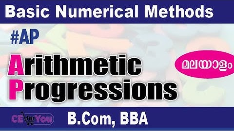 #arithmeticProgressions, #BNMMalayalam