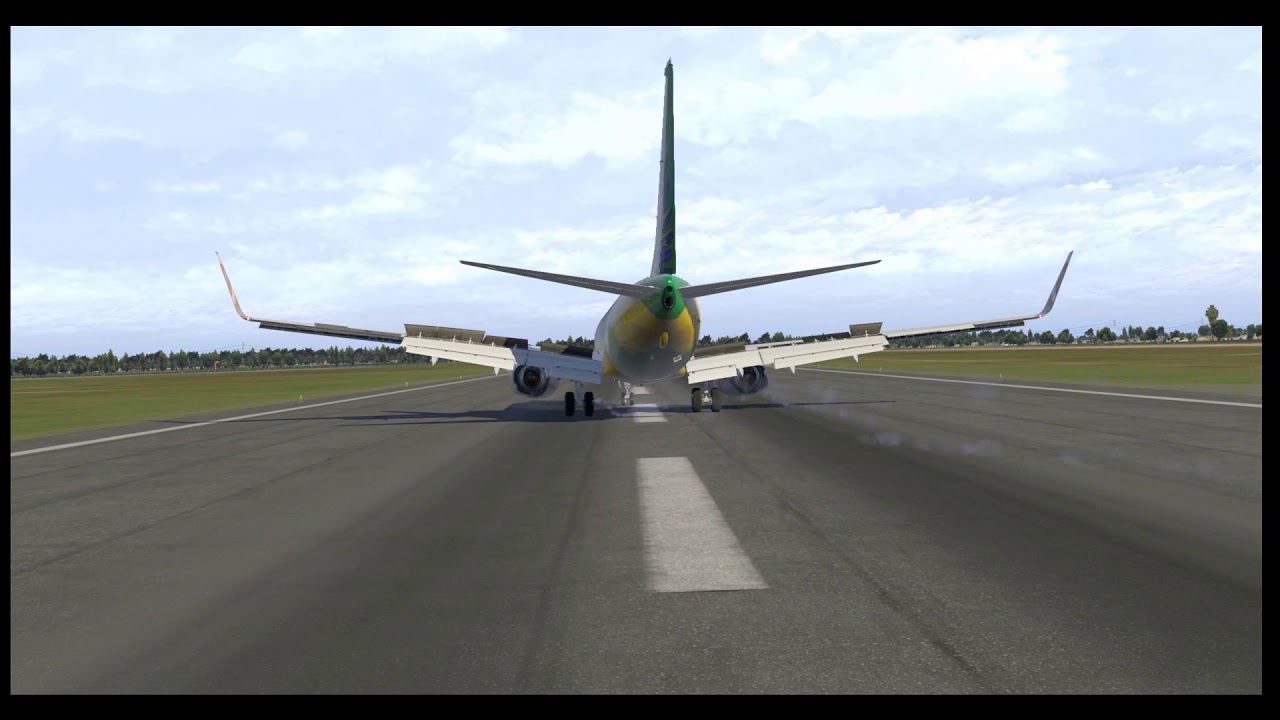 Crosswind and turbulent landing - B738 Zibo at SBFL camera iphone 8 plus apk