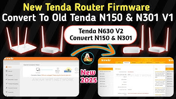 New Tenda Router Old Tenda N150 & N301 Firmware Update | Tenda N630 V2 Firmware Update N150&N301 V1