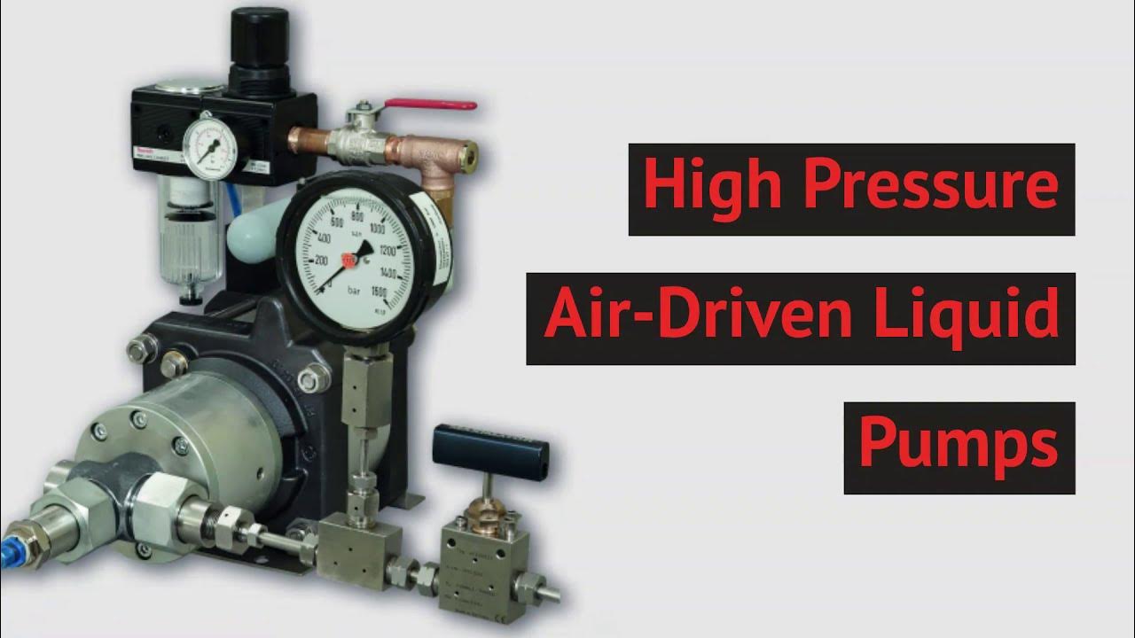 High Pressure AirDriven Liquid Pumps YouTube