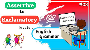 Assertive to exclamatory sentences English Grammar |#learnwithsunil