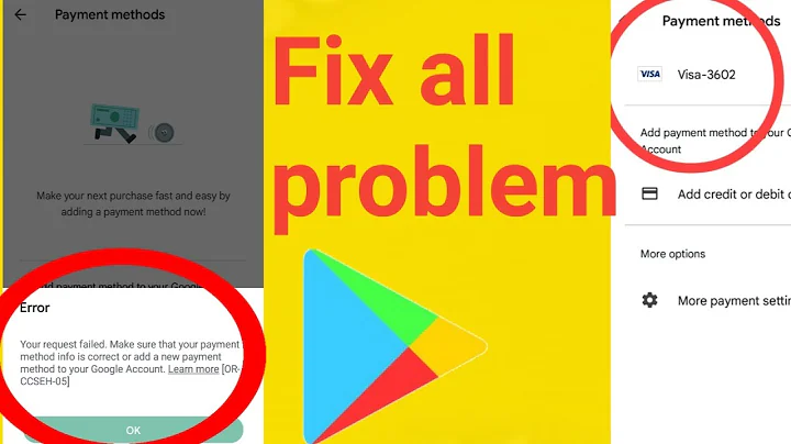 Fixa problem med betalning på Play Store