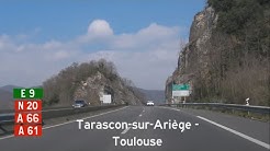 [F] N20+A66+A61 Tarascon-sur-Ariège - Toulouse