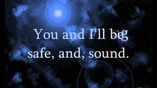 Safe and Sound (Cover) - Julia Sheer (Lyrics) chords