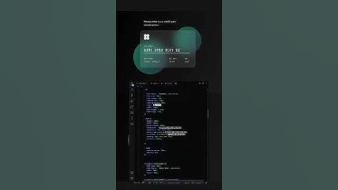 create credit card using HTML CSS AND JavaScript || CODINGWITHLIFE