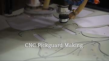 CNC Pickguard Making - Willows Custom Guitar