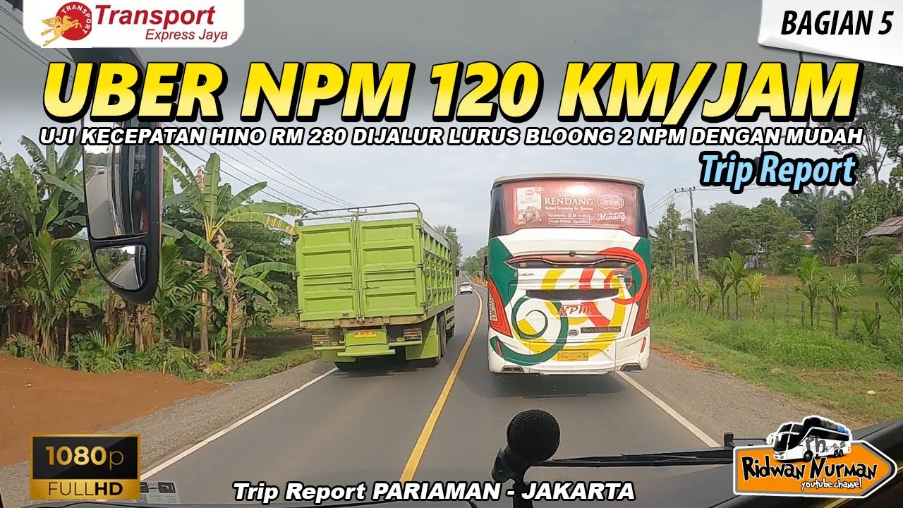 UBER 2 NPM KECEPATAN TINGGI ! FIX ! RM 280 KENCENG BANGET ! TRIP PARIAMAN - JAKARTA (5/11)