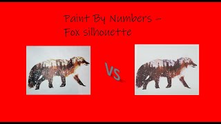 Time Lapse | Paint By Numbers | Fox Silhouette