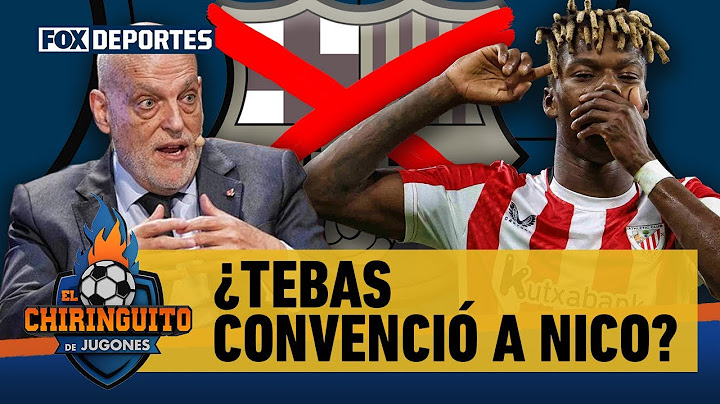 ¿Reunión con presidente de LA LIGA convenció a NICO WILLIAMS de no ir al BARCELONA? | El Chiringuito