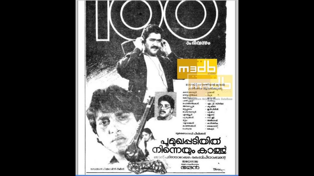 Poomukhappadiyil Ninneyum Kaathu 1986 Malayalam Audio Jukebox