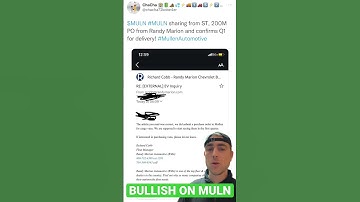 MULLEN 200M DEAL CONFIRMED😳🤯 #muln #mulnstock #mullenautomotive #mullen #stockstobuy #shortsqueeze