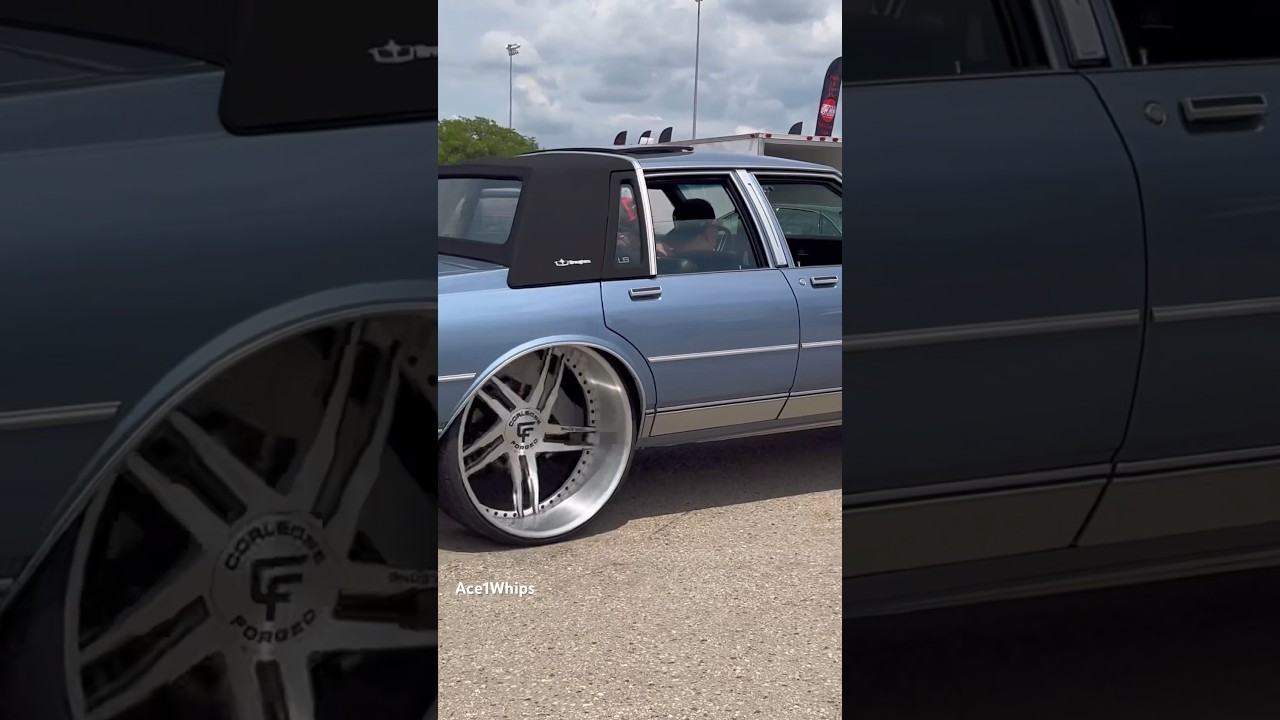 Playboy Geezy’s Supercharged Box Chevy on 28’s Corleone At his Show&Go Carshow