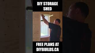 How to Build a Shed  #diy #woodworking #shed #build #building #plans #free  #diyprojects