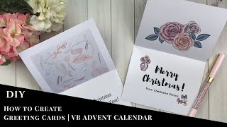 DIY | HOW TO CREATE GREETING CARDS USING CANVA & VB DIGITAL DOWNLOADS | VB ADVENT CALENDAR SPOILER screenshot 4