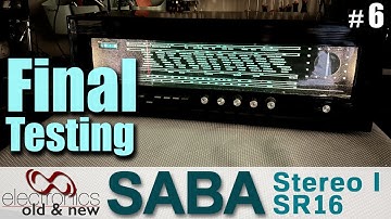 Final testing of reception. SABA Stereo I - restoration part 6 #pcbway#