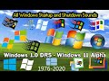 All Windows Startup and Shutdown Sounds (2020)