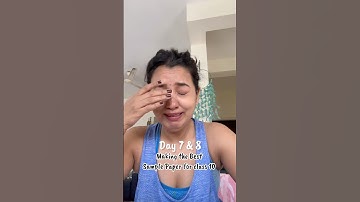 Aisa Laga Ki Mujhse Nahi Ho Payega ❤️‍🩹 #class10 #cbse #boardexam2025 #samplepaper #shubhampathak