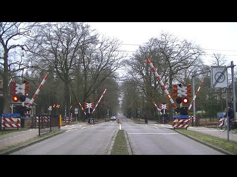 Spoorwegovergang Baarn // Dutch railroad crossing