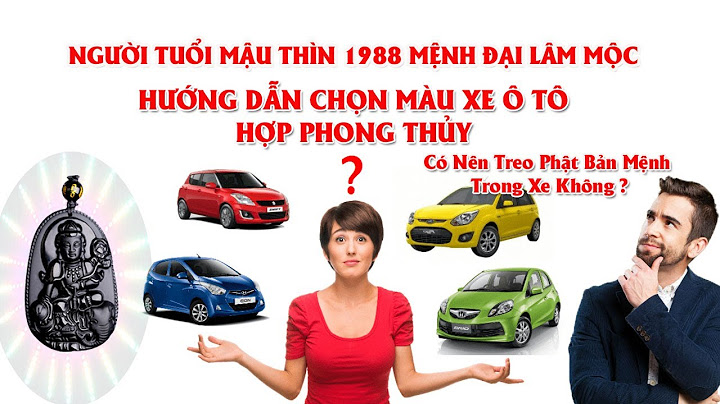 Màu xe ô tô hợp mệnh thủy