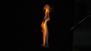 Nitroglycerine - hitting with a hammer and burning, filmed in slow mo