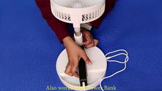 Portable folding hydrating fan, Easy to carry.