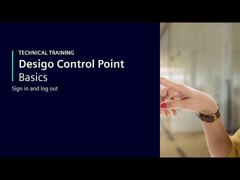 Desigo Control Point – Basics – Sign in and log out