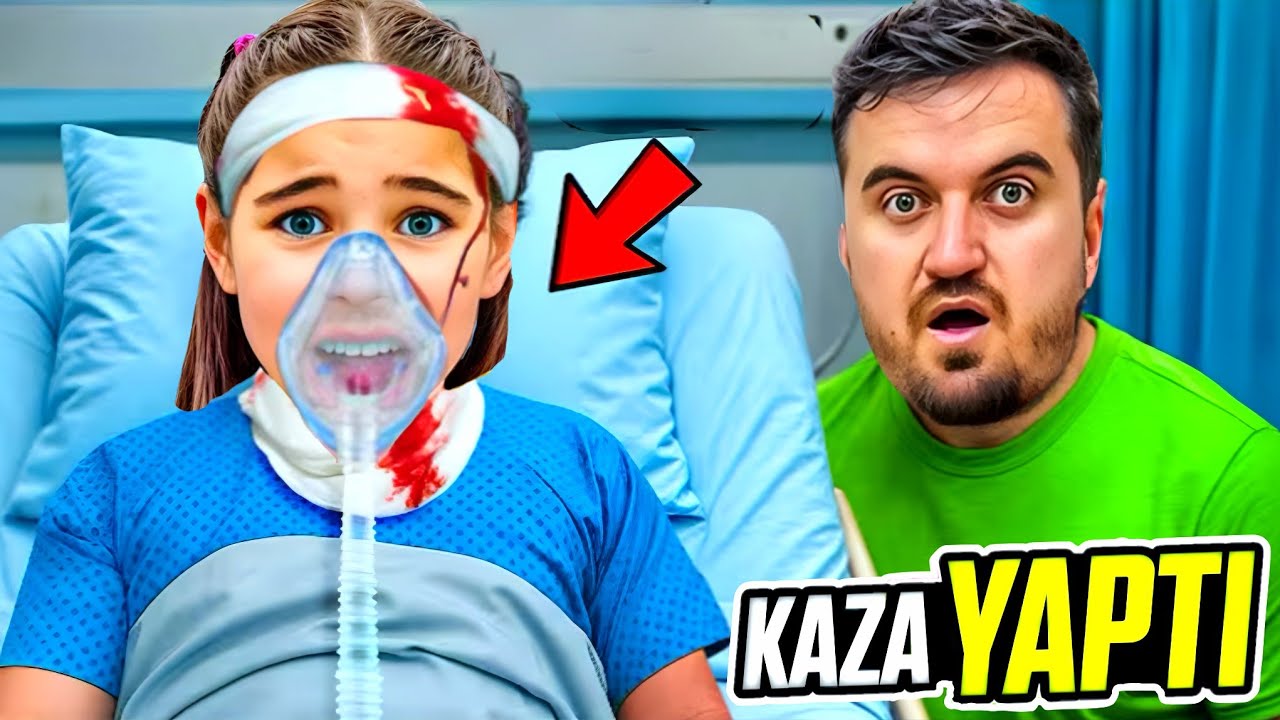 ELİF SİNEM KAZA GEÇİRDİ ŞAKASI YAPTI ‼️ BABAMA KORKUNÇ KIŞKIRTMA !! 