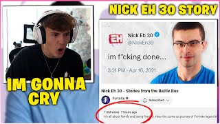 CLIX Gets EMOTIONAL Reacting to "Nick Eh 30 - Stories from the Battle Bus"!