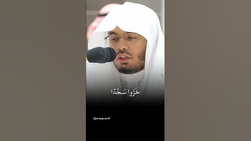تلاوة هادئة ومبكية سورة السجدة | ياسر الدوسري